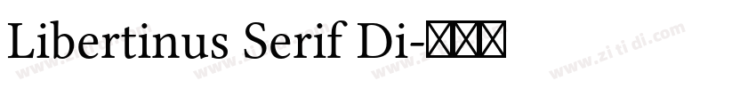 Libertinus Serif Di字体转换 Libertinus Serif Di字体转换